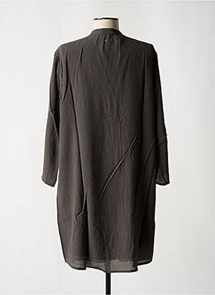Robe courte manches longues manches longues gris TEDDY SMITH femme