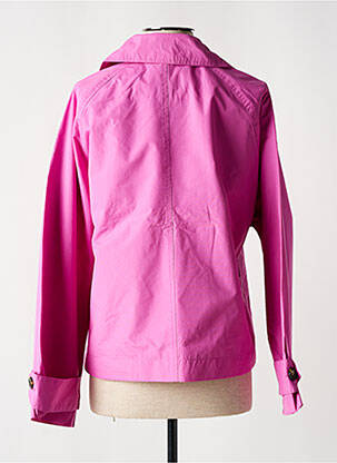 Trench tissage popeline sans capuche rose B.YOUNG femme