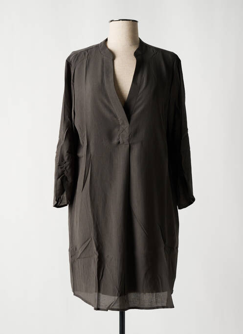 Robe courte gris TEDDY SMITH pour femme