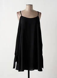 Robe courte manches longues manches longues noir FRACOMINA femme