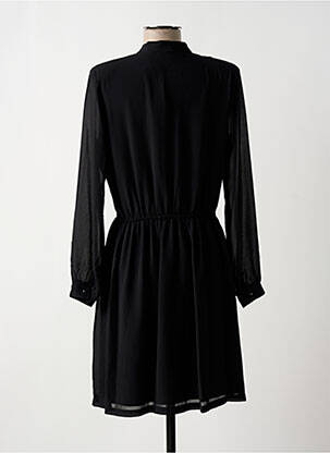 Robe mi-longue manches longues manches longues noir MOLLY BRACKEN femme