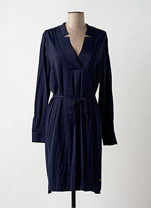 Robe mi-longue manches longues manches longues bleu MOS MOSH femme