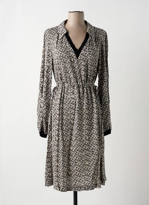Robe mi-longue gris NÜ pour femme