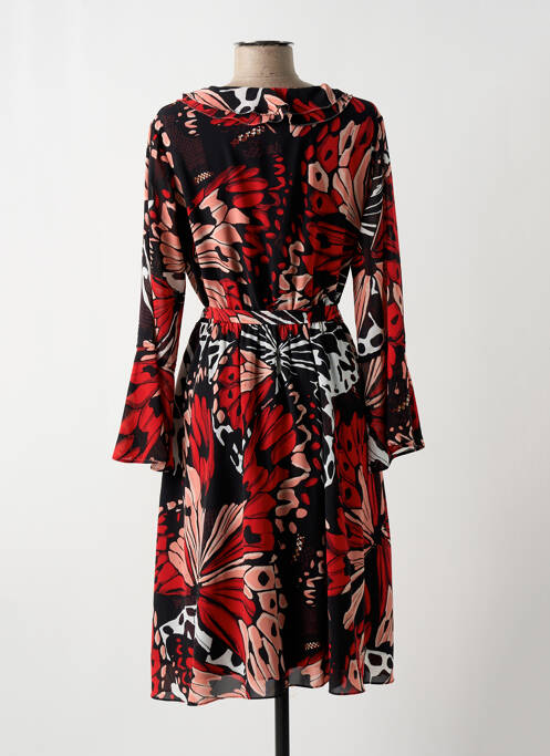 Robe mi-longue rouge FRACOMINA pour femme