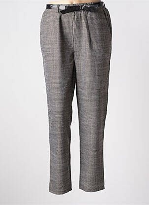 Pantalon droit stretch taille normale gris MOLLY BRACKEN femme
