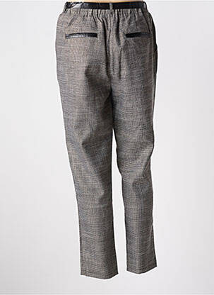 Pantalon droit stretch taille normale gris MOLLY BRACKEN femme