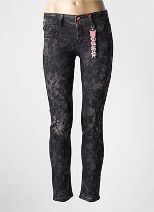 Jeans coupe slim taille basse taille basse gris STREET ONE femme