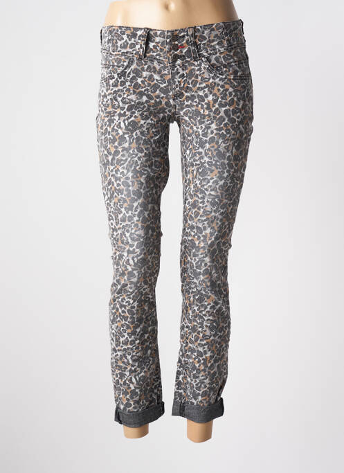 Jeans coupe slim gris STREET ONE pour femme