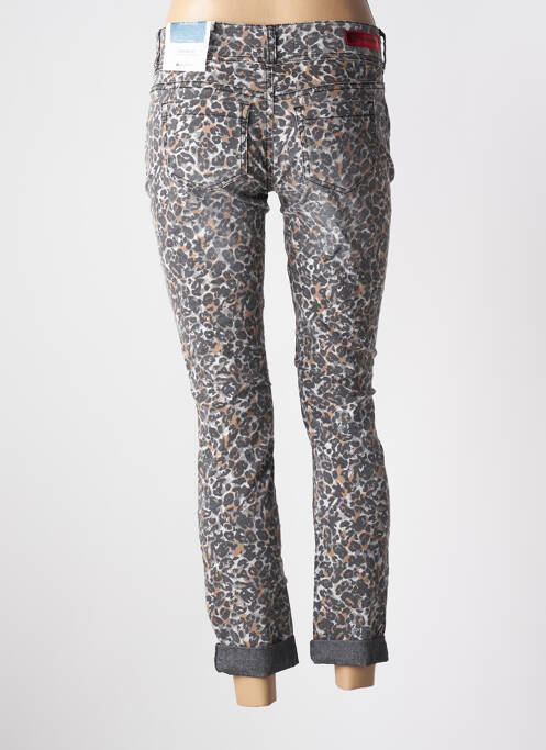 Jeans coupe slim gris STREET ONE pour femme