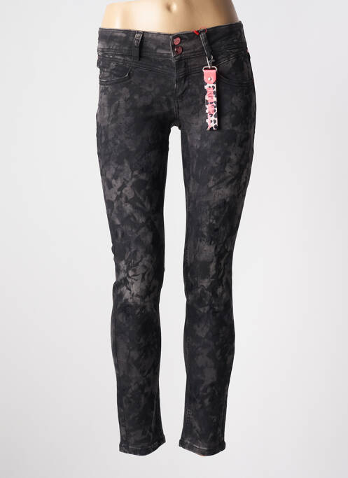 Jeans coupe slim gris STREET ONE pour femme