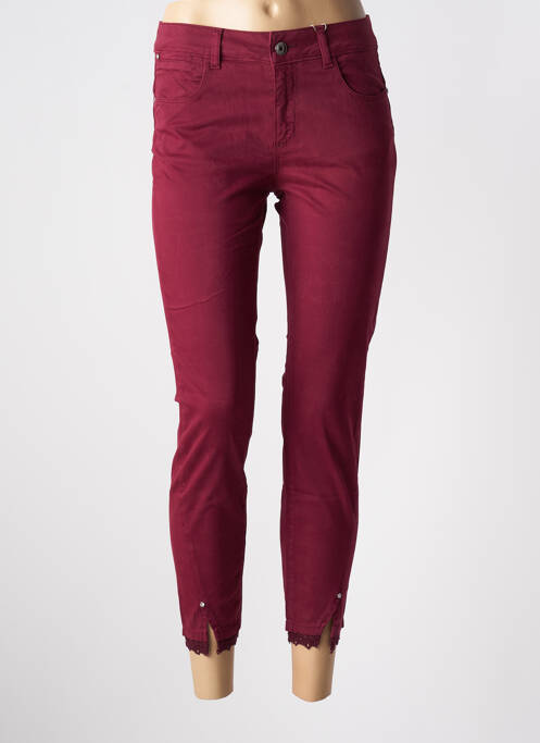Pantalon 7/8 rouge FRACOMINA pour femme