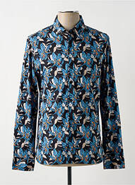 Chemise manches longues manches longues bleu TEDDY SMITH homme