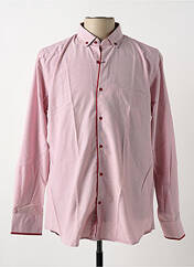 Chemise manches longues rouge CAP 10 TEN pour homme seconde vue