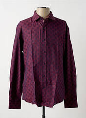Chemise manches longues violet CAP 10 TEN pour homme seconde vue
