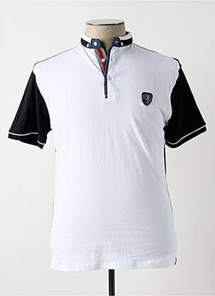 Polo noir BLUE SOUL pour homme