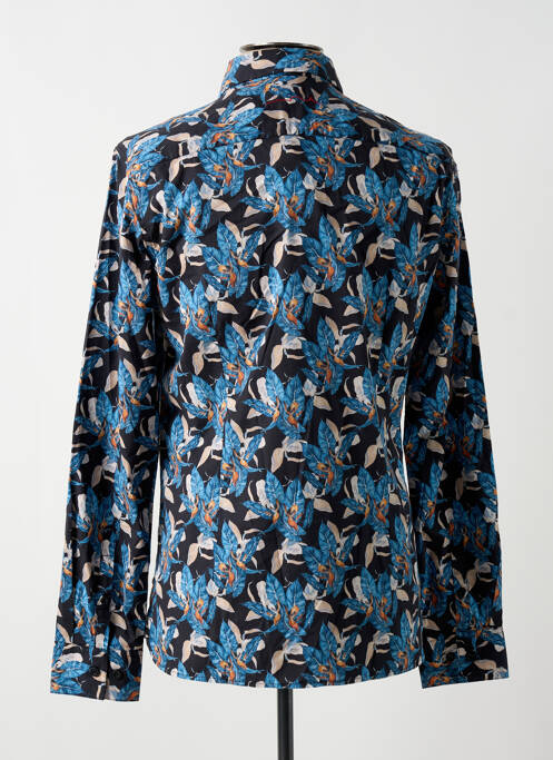 Chemise manches longues manches longues bleu TEDDY SMITH homme