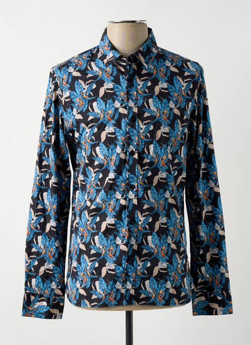 Chemise manches longues bleu TEDDY SMITH pour homme