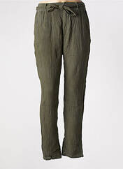 Pantalon droit vert TEDDY SMITH pour femme seconde vue