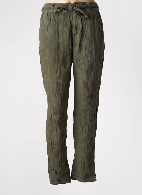 Pantalon droit vert TEDDY SMITH pour femme
