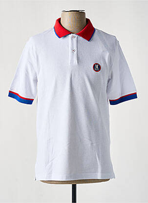 Polo coupe droite manches courtes blanc MCLASSICS homme