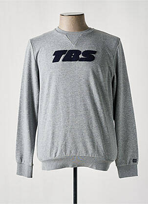 Sweat-shirt gris TBS pour homme