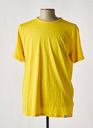 T-shirt jaune TIMEZONE pour homme