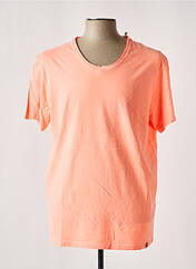 T-shirt orange TIMEZONE pour homme seconde vue