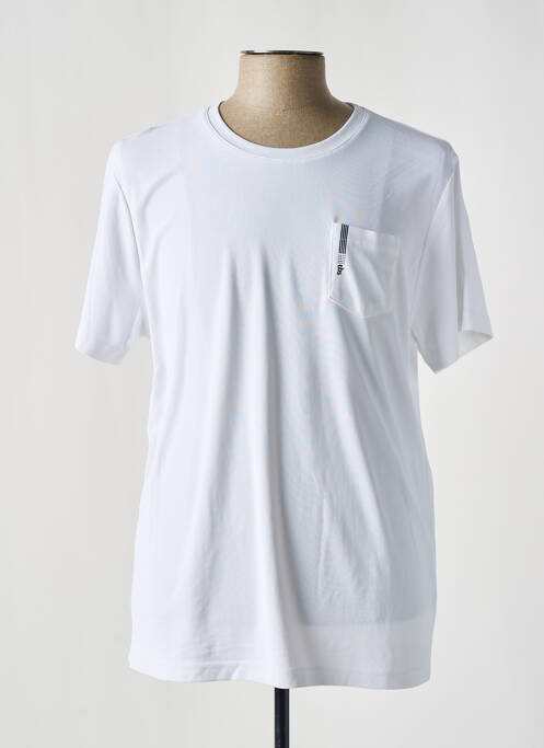 T-shirt coupe droite manches courtes blanc TBS homme