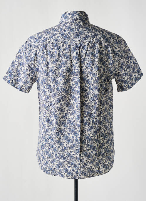 Chemise manches courtes bleu SAINT JAMES pour homme