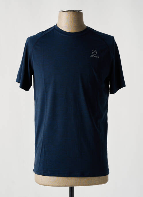 T-shirt bleu LHOTSE pour homme
