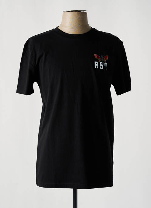 T-shirt noir STANLEY & STELLA pour homme