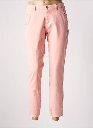 Pantalon 7/8 stretch taille normale rose TBS femme