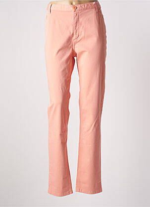 Pantalon slim taille élastique taille normale orange TBS femme