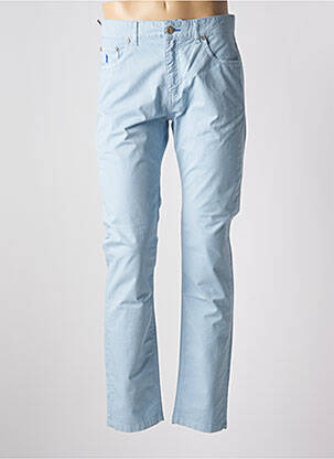 Pantalon droit stretch taille normale bleu clair MCLASSICS homme