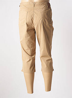 Pantacourt stretch taille normale beige TBS femme