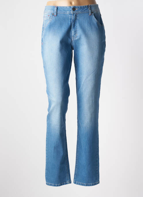 Jeans coupe droite bleu TBS pour femme