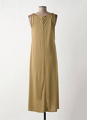 Robe longue sans manche sans manche vert LOLA ESPELETA femme
