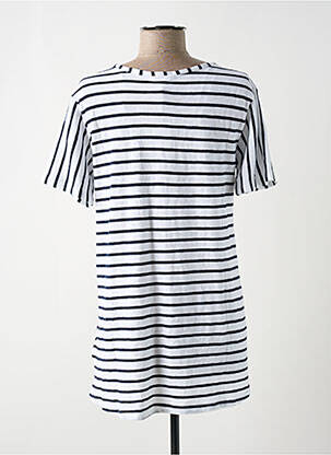 Pull coupe cintrée manches courtes noir TIMEZONE femme