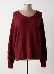 Pull rouge TBS pour femme seconde vue
