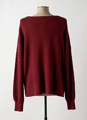 Pull rouge TBS pour femme seconde vue