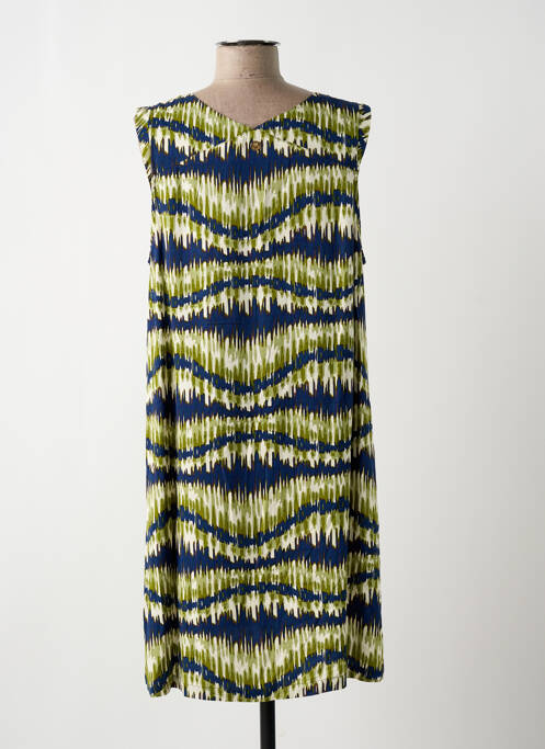 Robe mi-longue vert LOLA ESPELETA pour femme