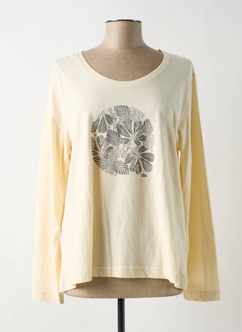 T-shirt beige TBS pour femme