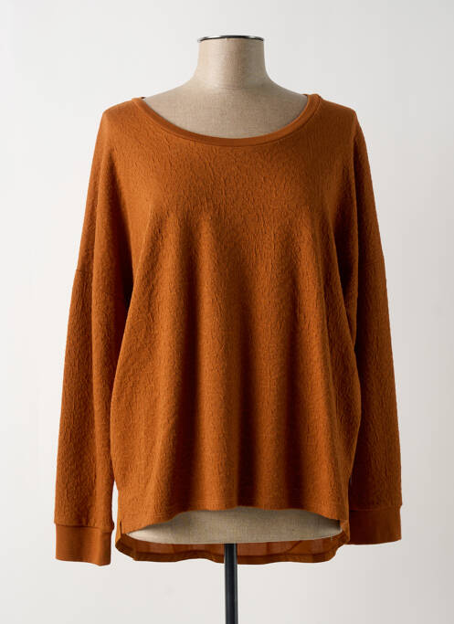 T-shirt marron TBS pour femme