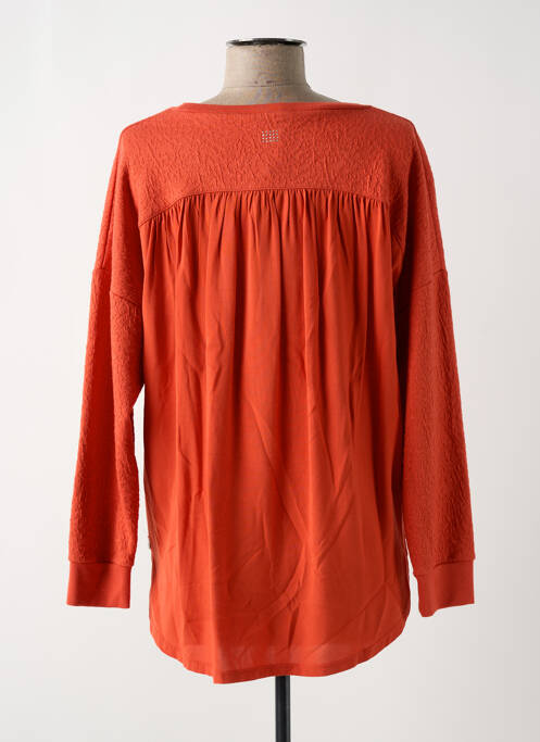 T-shirt orange TBS pour femme