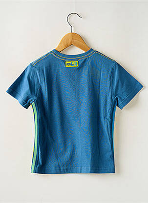 T-shirt coupe droite manches courtes bleu BOBOLI garcon