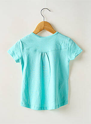 T-shirt coupe droite manches courtes bleu BOBOLI fille