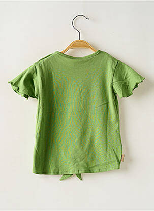Top manches courtes manches courtes vert BOBOLI fille