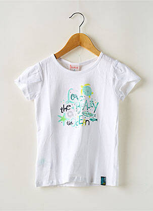 T-shirt blanc BOBOLI pour fille