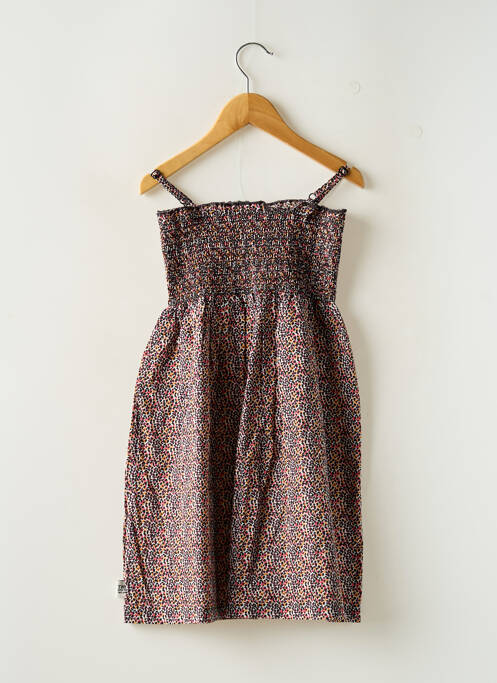 Robe mi-longue fines bretelles fines bretelles noir BOBOLI fille