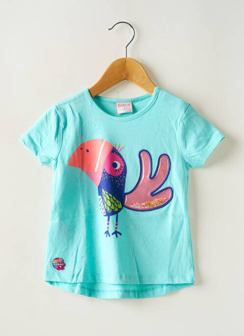 T-shirt bleu BOBOLI pour fille